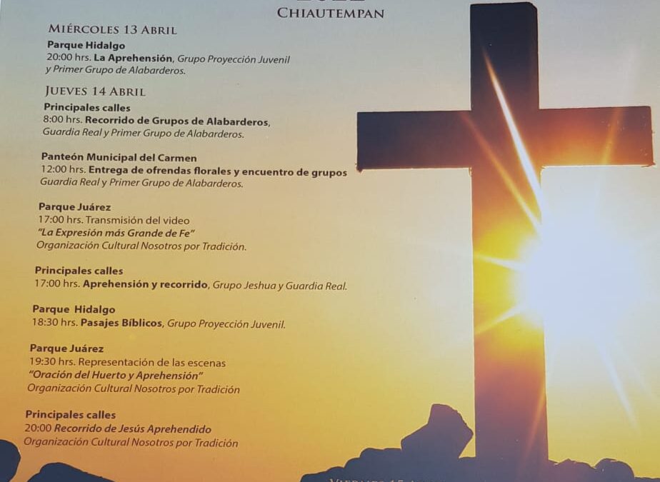 Establecen autoridades eclesiásticas y civiles, junto con sociedad medidas para celebrar Semana Santa en Chiautempan