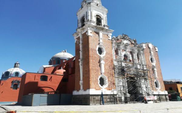 Asegura INAH que este año sí queda restaurada la parroquia de San José en la capital