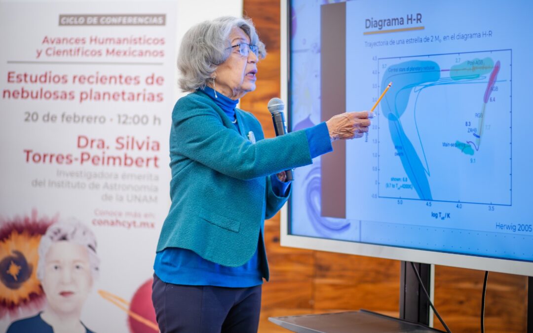 Silvia Torres Castilleja presenta estudios astronómicos planetarios en ciclo “Avances humanísticos y científicos mexicanos” del Conahcyt