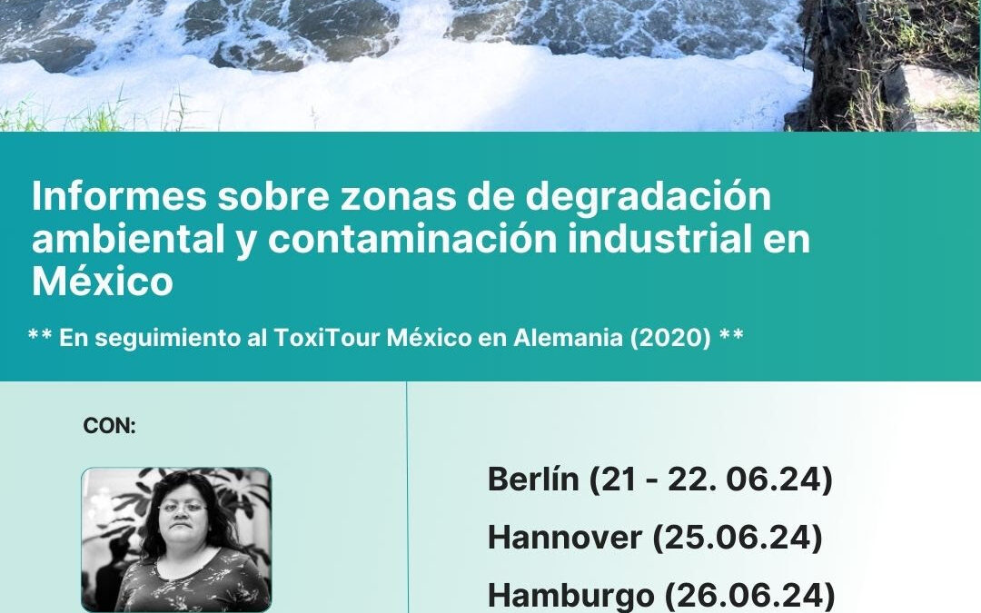 Realiza Centro Fray Julián Garcés gira en Alemania, denunciando la grave devastación socioambiental y la trata con fines de explotación sexual que se vive en la Cuenca del Alto Atoyac