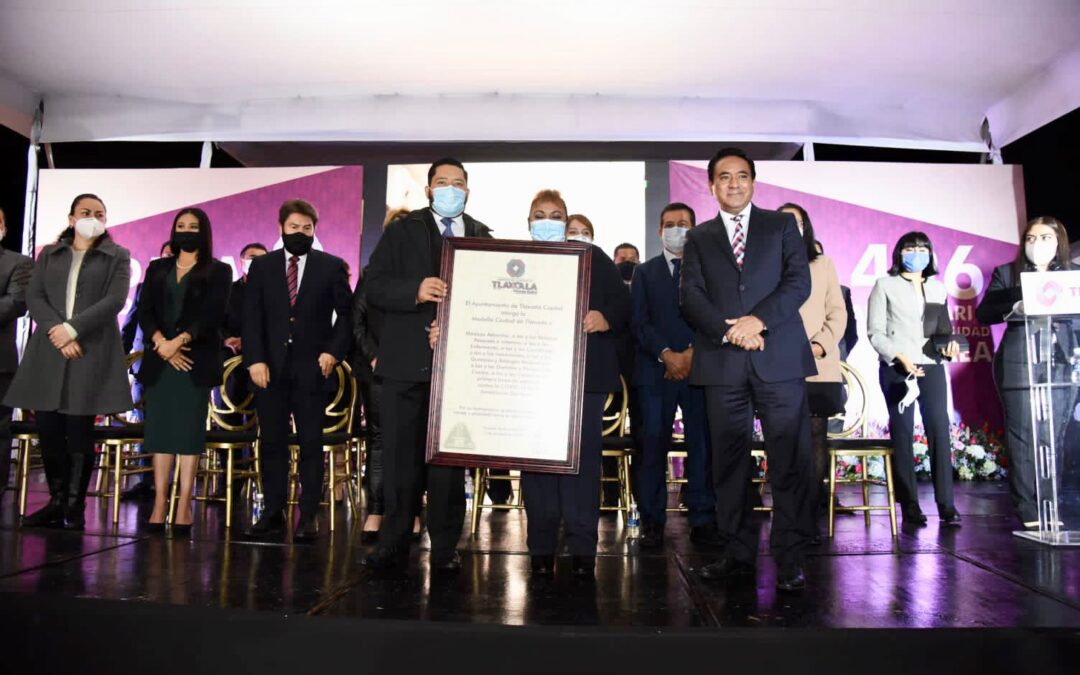 Reconoce ayuntamiento de Tlaxcala a personal médico y hospitalario combatiente de la enfermedad Covid-19 con la “Medalla Ciudad de Tlaxcala”