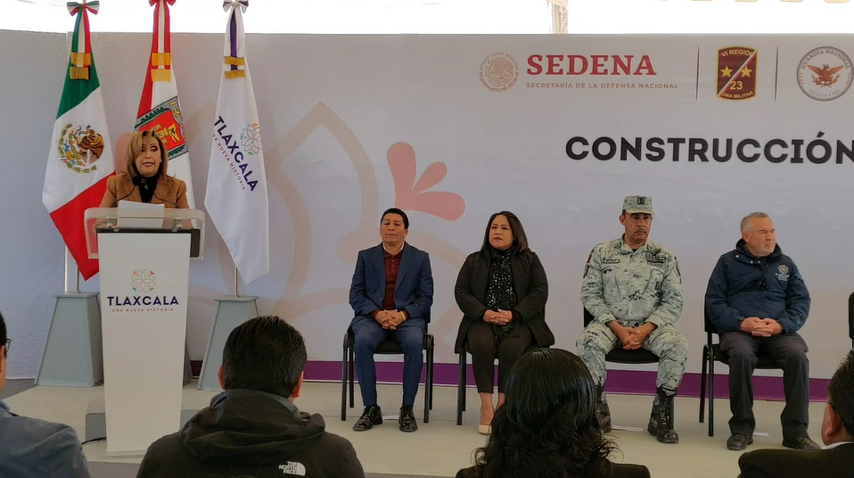 Arrancan con la construcción de la Coordinación Estatal para la Guardia Nacional en Teolocholco