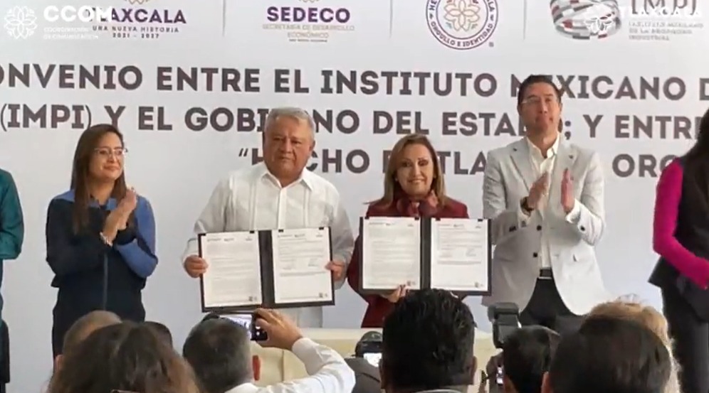 Signa convenio de colaboración Gobierno del Estado con el IMPI