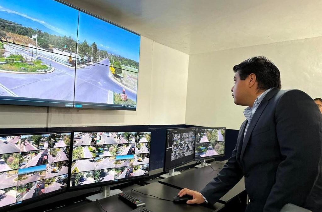 Con el C2 Zacatelco tiene 42 cámaras de videovigilancia interconectadas con el C5i 