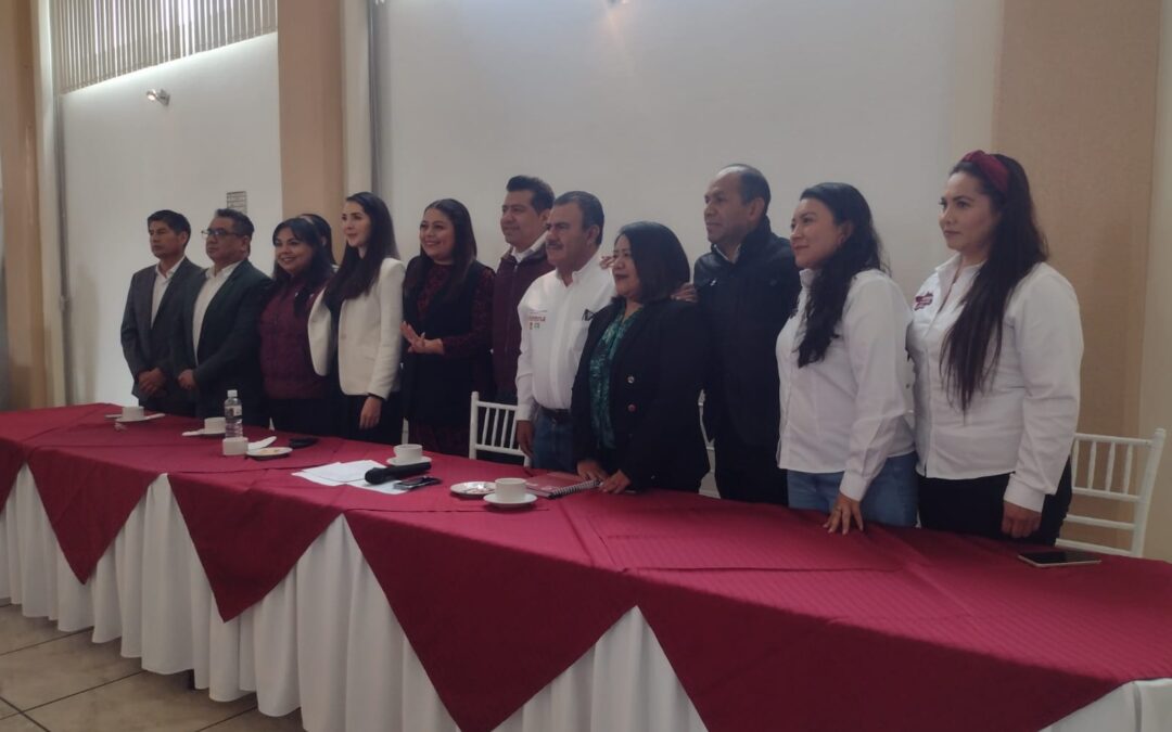 Oficializa Morena Tlaxcala alianza con los partidos RSP, Fuerza por México y Nueva Alianza